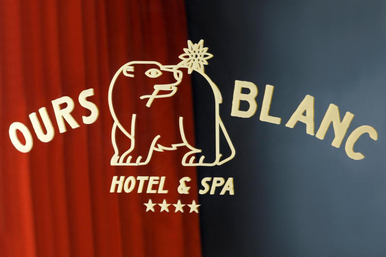 Ours Blanc Hotel & Spa Saint-Martin-de-Belleville Exteriör bild